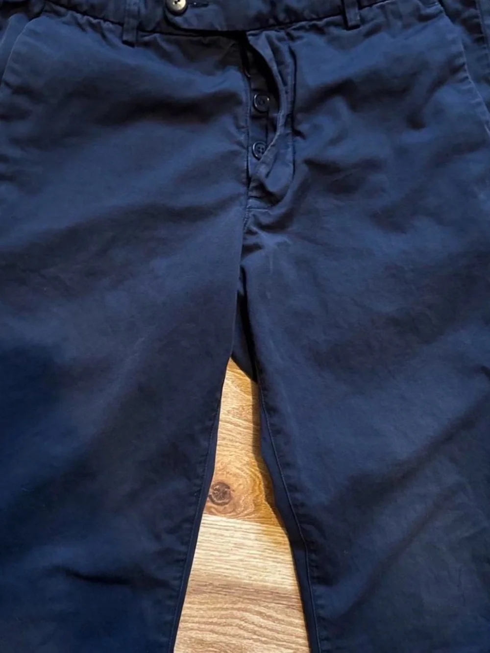 Men's Slim Chino Pants in Navy
